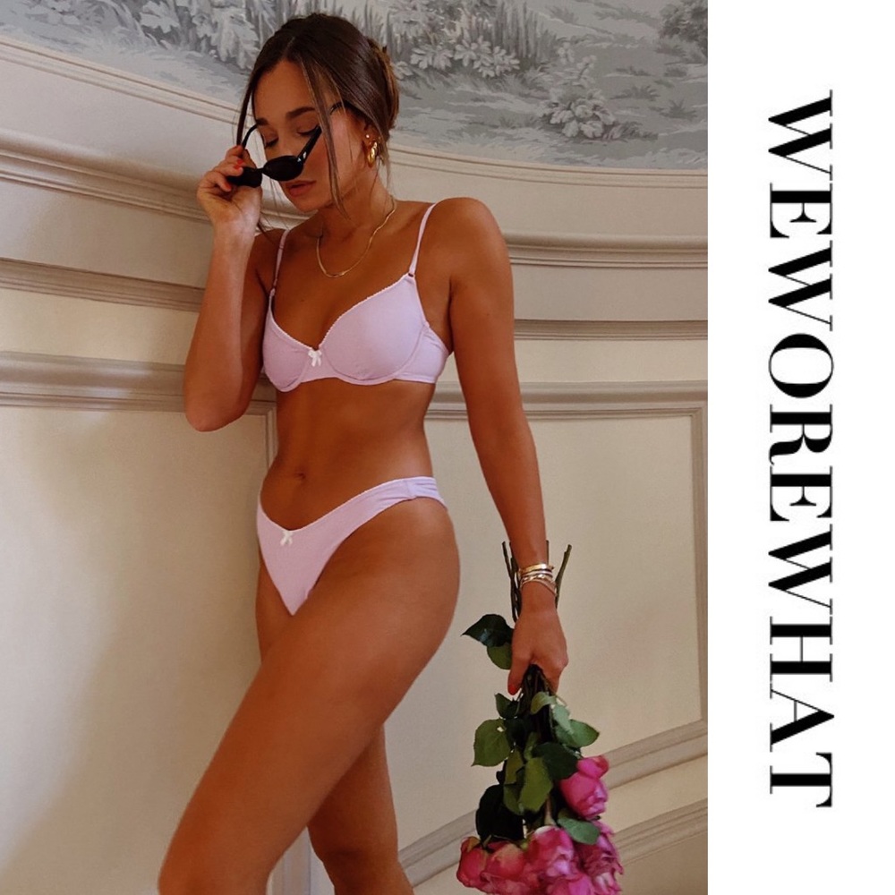 WeWoreWhat Vintage Picot Bikini